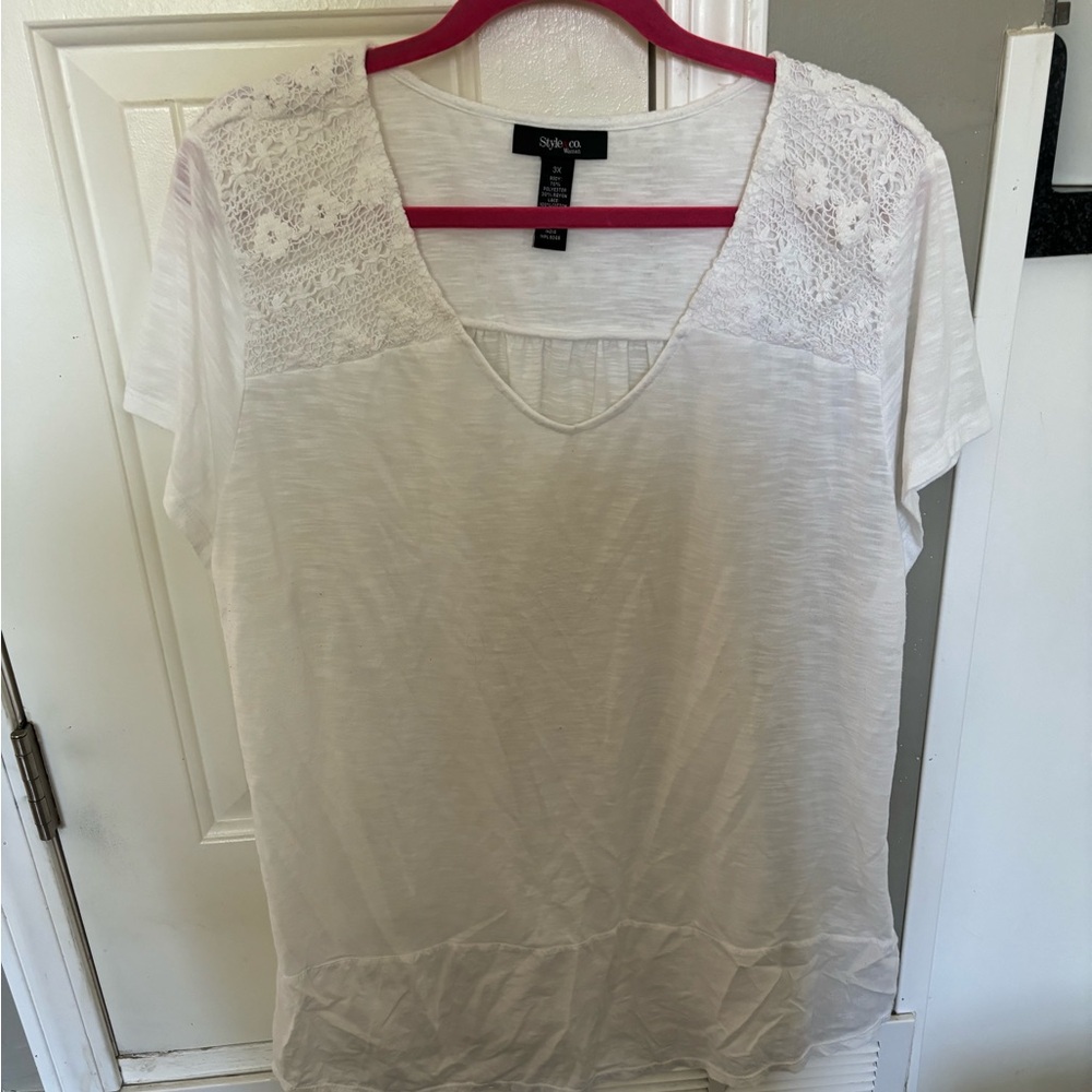 Womens Plus Size 3x Style & Co Top